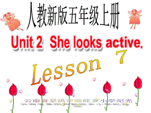 人教新版小学英语五年级上册课件Lesson.ppt--（课件中不含音视频）