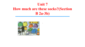 人教版七年级英语上-Unit-7-How-much-are-these-socks-(Section-B-2a-3b)公开课教学课件共35张.ppt（无音视频素材）