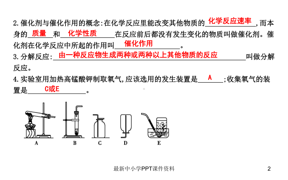 九年级化学上册第二单元我们周围的空气课题3制取氧气课件新版新人教版.ppt_第2页