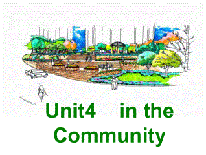 二年级上册英语课件-Unit-4-In-the-community-课件-人教新起点.ppt--（课件中不含音视频）