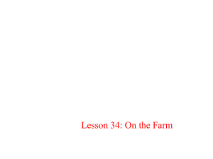 冀教版七年级英语上册Lesson34-课件-(共18张).ppt-(课件无音视频)