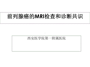 前列腺癌MRI的检查与诊断共识课件.ppt