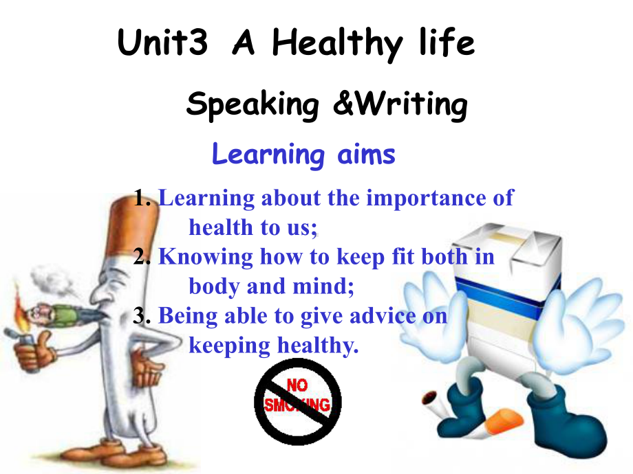 人教版高中英语选修六-Unit-3-A-Healthy-life-课件-(共20张).ppt--（课件中不含音视频）_第1页