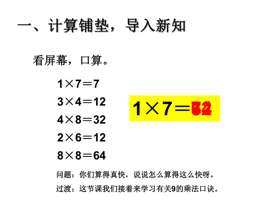 二年级数学上册第6单元表内乘法二(9的乘法口诀)课件新人教版.ppt_第2页