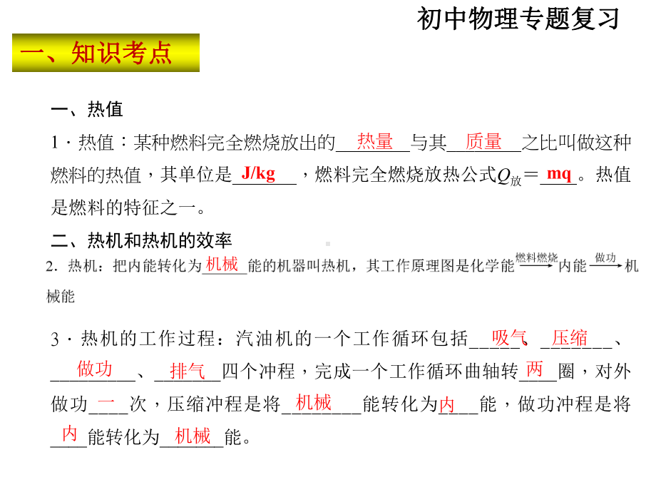 初中物理内能的利用专题复习课件.ppt_第2页