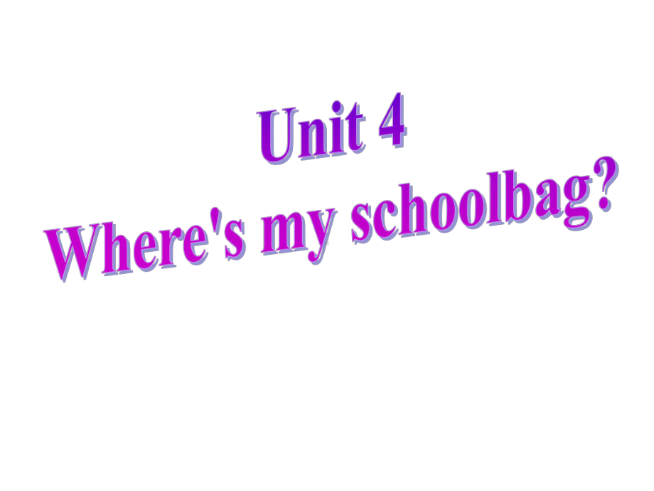 人教版七年级英语上册课件：Unit4-Where’s-my-school-bag：unit4-Section-B-1.ppt--（课件中不含音视频）_第2页