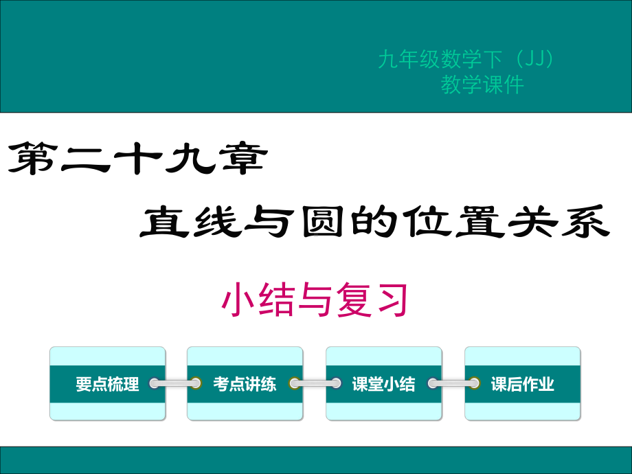 冀教版九年级数学下册期末复习课件全套.ppt_第1页