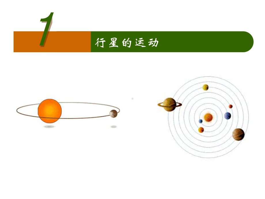 人教版高中物理必修二第六章第一节-行星的运动-课件(共26张).ppt_第1页