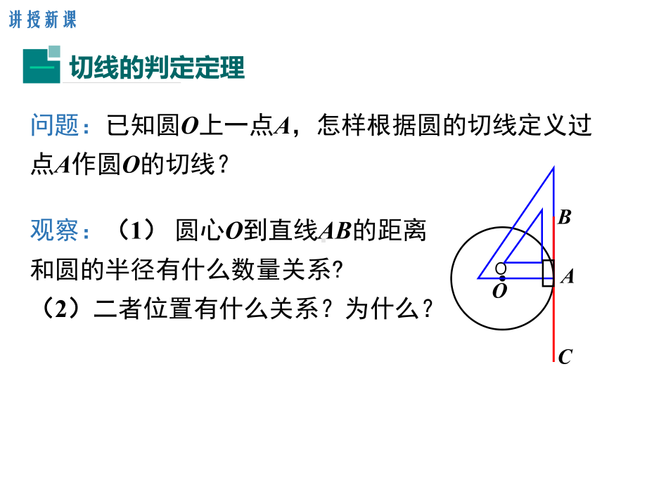 人教版数学九年级上册2422切线的判定与性质(第2课时)公开课课件.ppt_第3页