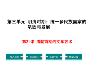 人教版初一历史下册《第21课-清朝前期的文学艺术》课件.ppt