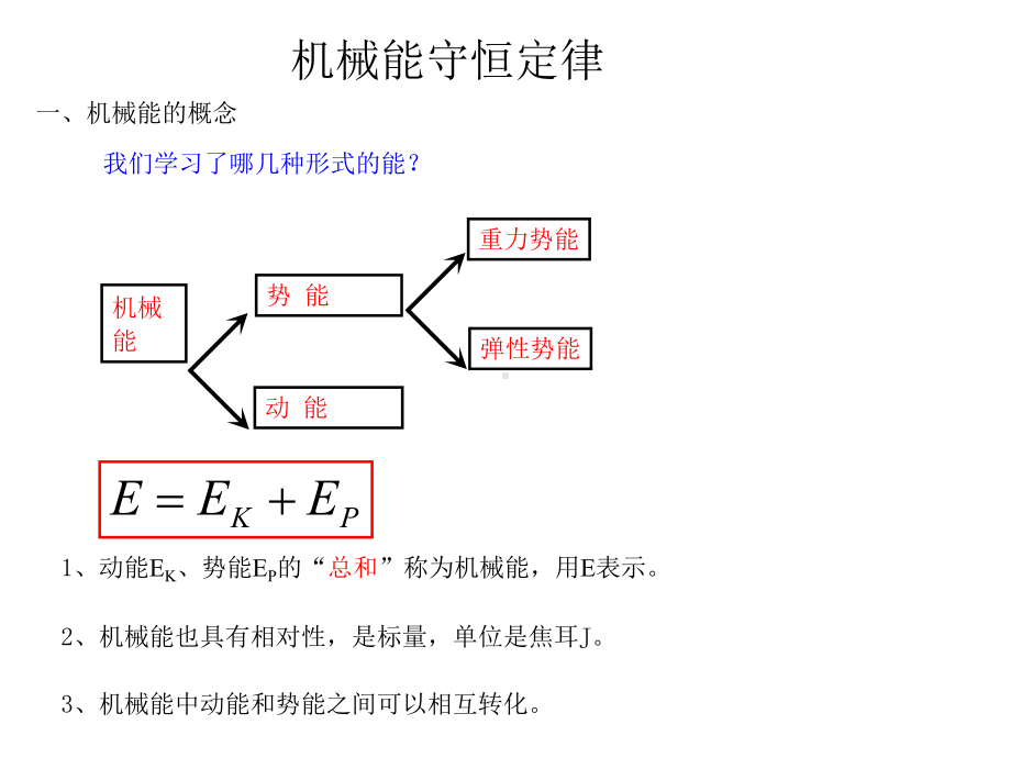 人教版高中物理必修二-第七章第8节机械能守恒定律(共18张)课件.pptx_第1页