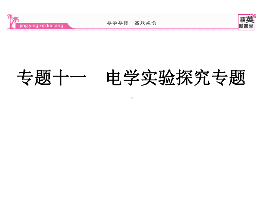 九年级物理全册专题十一电学实验探究专题课件(新版)新人教版.ppt_第1页