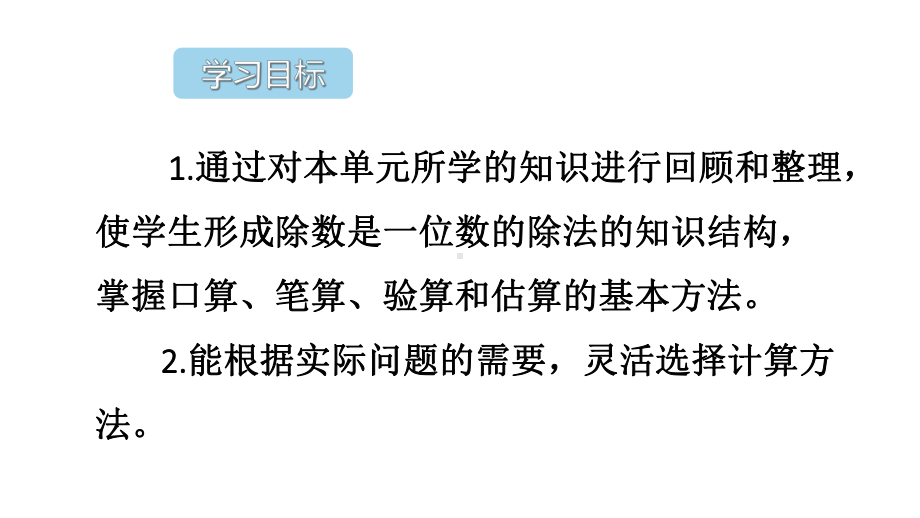 人教版三年级下册数学除数是一位数的除法重点单元知识归纳与易错总结课件.ppt_第2页