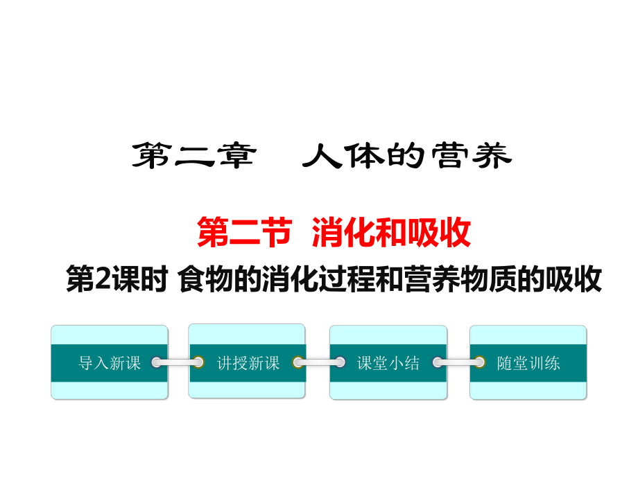 人教版初一生物下册《食物的消化过程和营养物质的吸收》课件.ppt_第1页