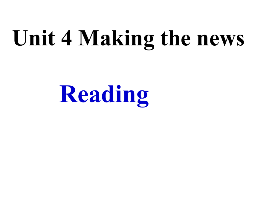 人教版高中英语必修五课件：unit4-reading.ppt--（课件中不含音视频）_第1页