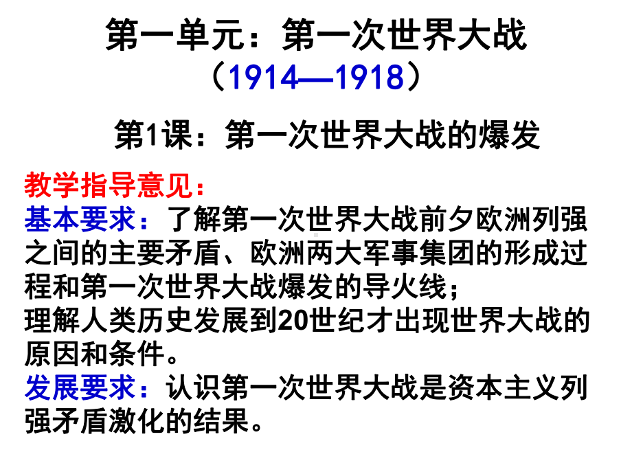 人教版选修三《20世纪的战争与和平》总复习课件-.ppt_第1页