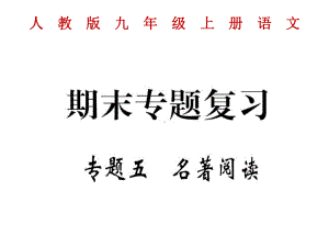 人教版九年级上册语文期末专题复习：专题五：名著阅读课件.ppt