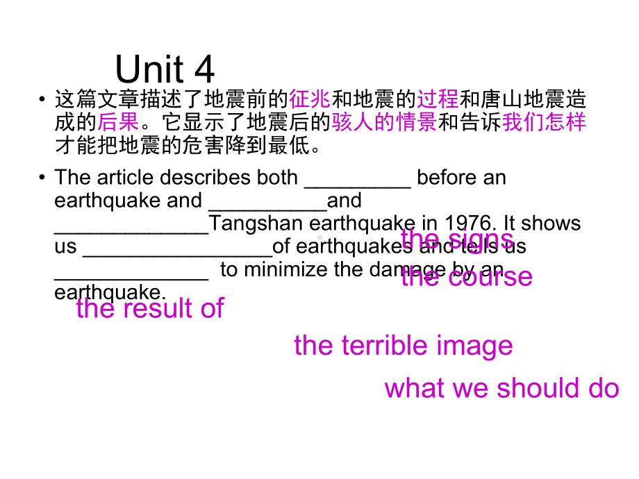 人教版英语必修一Unit4单元复习课件(共52张).ppt_第3页