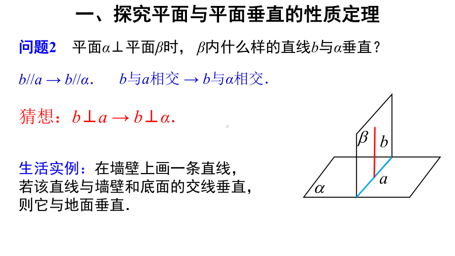 人教A版高中数学必修第二册教学课件863平面与平面垂直(第2课时).ppt_第3页