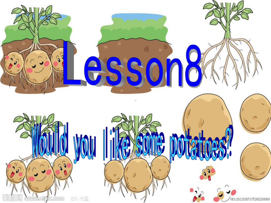 五年级英语上册Lesson8Wouldyoulikesomepotatoes课件5科普版.ppt--（课件中不含音视频）_第1页