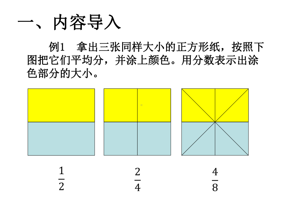 人教新课标五年级数学下册44分数的基本性质课件.ppt_第2页