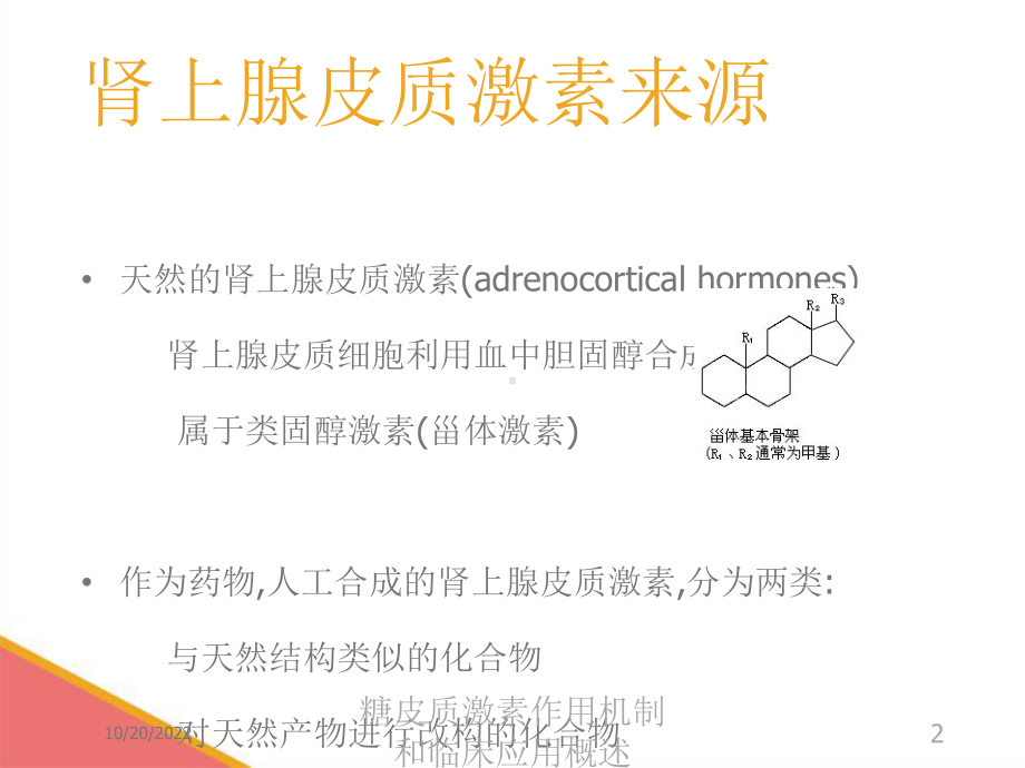 糖皮质激素作用机制和临床应用概述培训课件.ppt_第2页