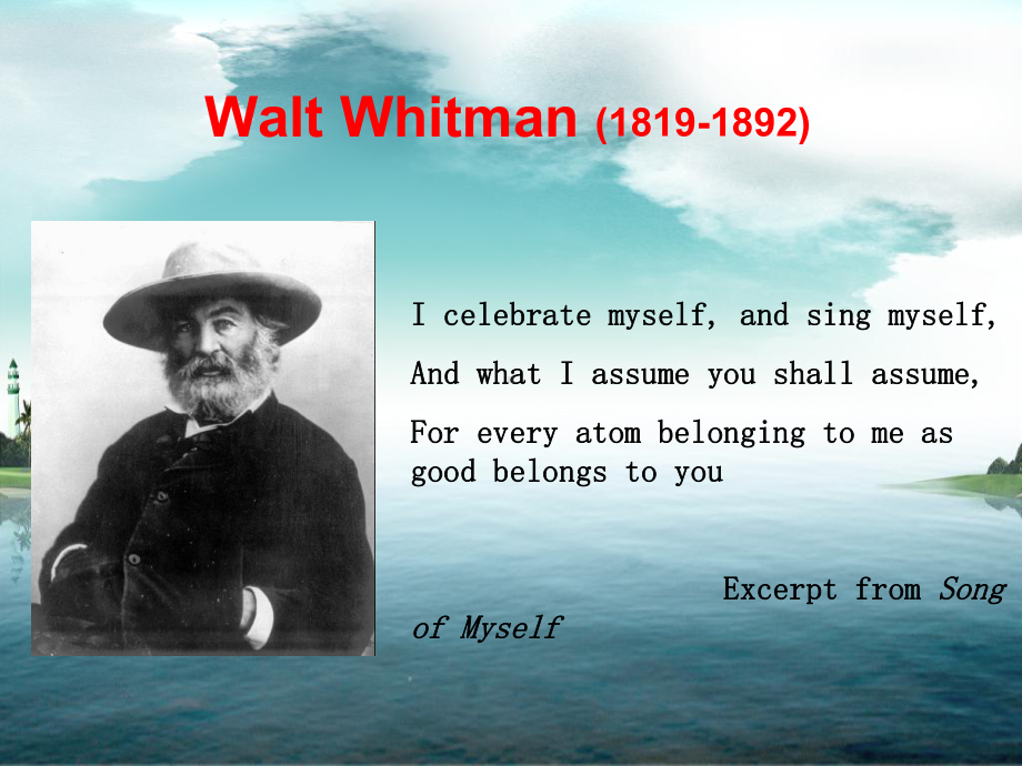 Walt-Whitman-沃尔特·惠特曼-英美文学综述课件.ppt_第1页