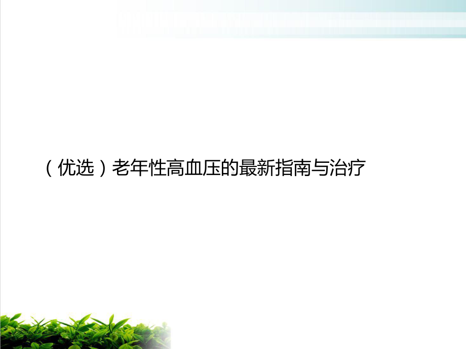 老年性高血压的指南与治疗培训课件.ppt_第2页