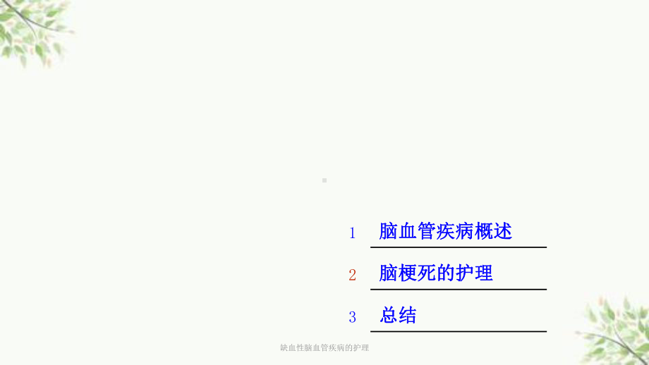 缺血性脑血管疾病的护理课件.ppt_第2页