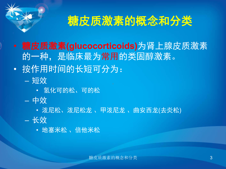 糖皮质激素的概念和分类培训课件.ppt_第3页