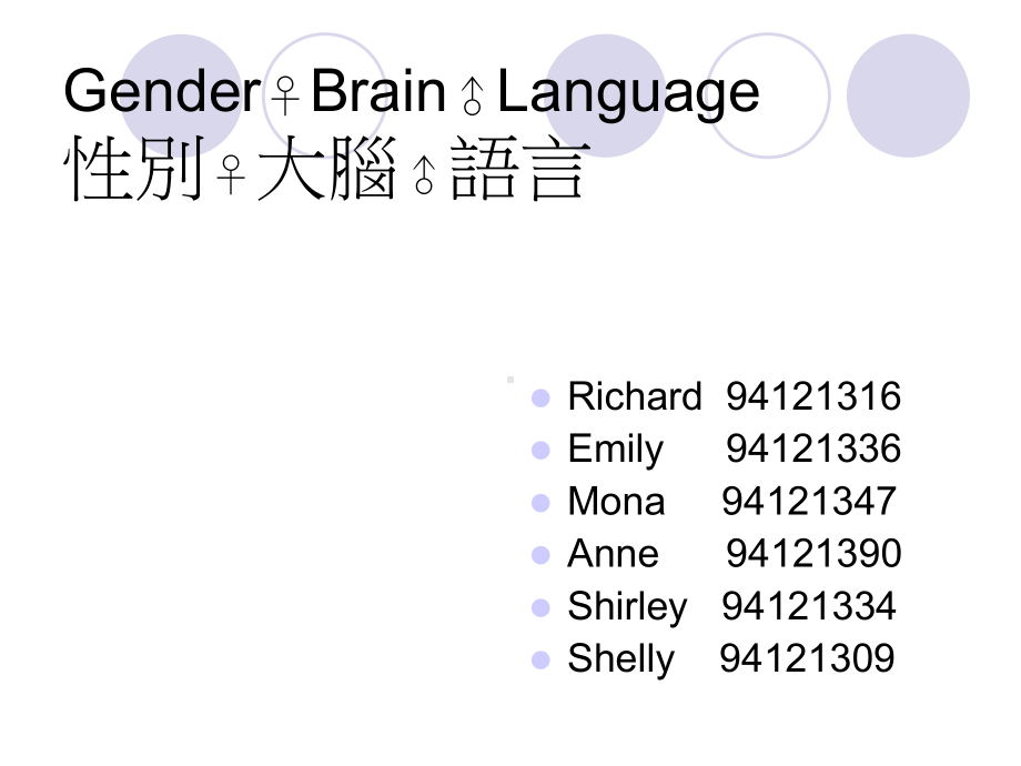 Gender♀Brain♂Language性别♀大脑♂语言课件.ppt_第1页