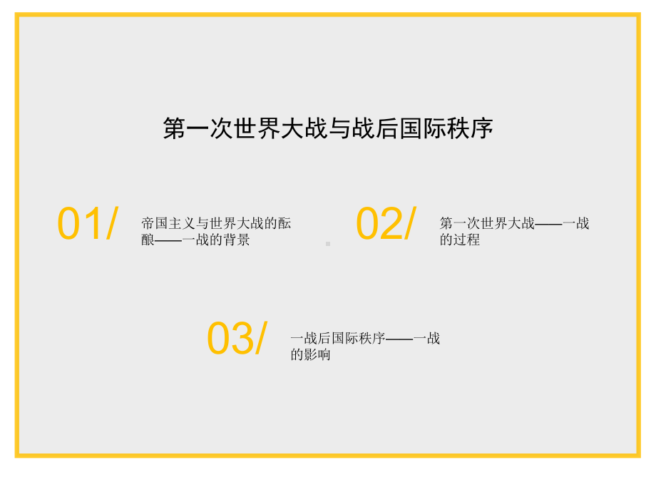 (新教材)高中历史《第一次世界大战与战后国际秩序》完美课件统编版1.ppt_第2页