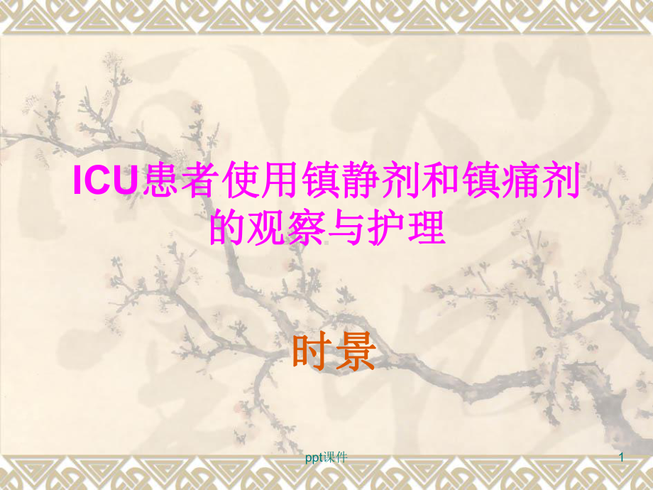 ICU患者使用镇静剂的注意事项-课件.ppt_第1页