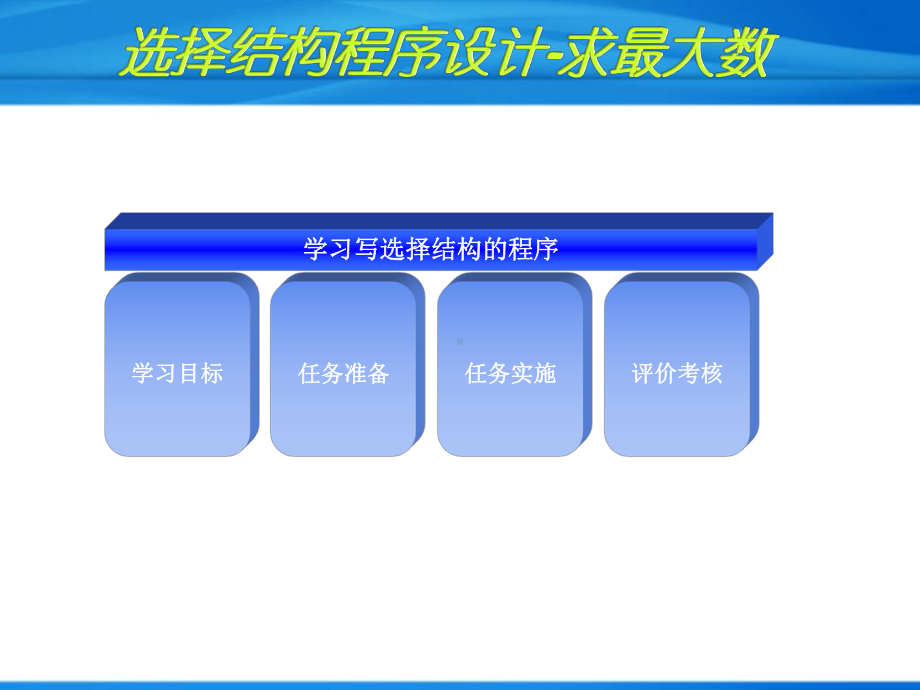 C语言应用实例教程-选择结构程序设计-求最大数课件.ppt_第1页