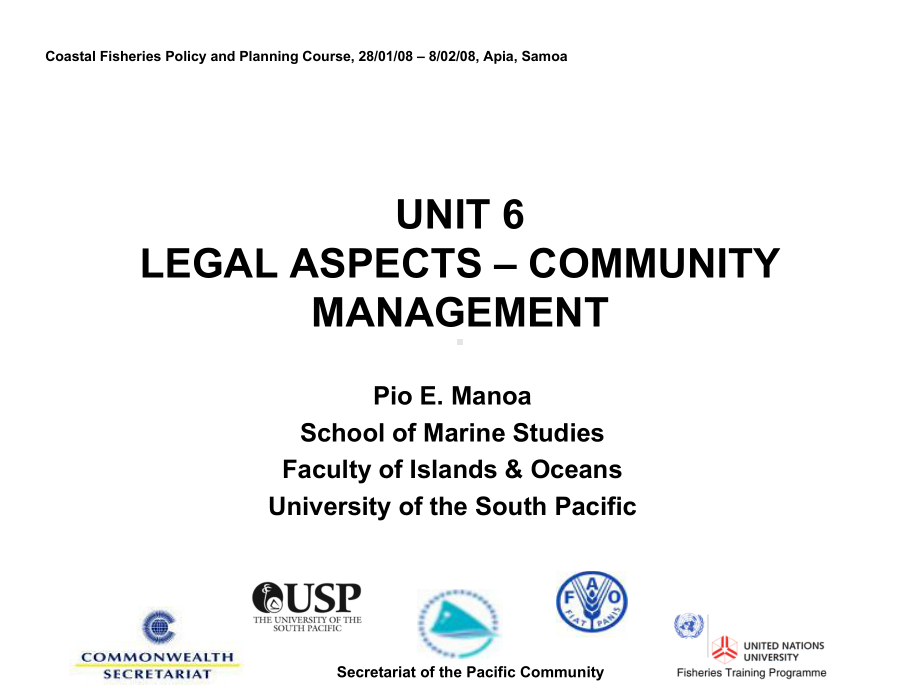 LEGAL-ASPECTS-–-COMMUNITY-MANAGEMENT法律方面的–社区管理课件.ppt_第1页