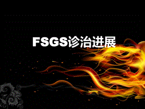 FSGS诊治进展解读课件.ppt