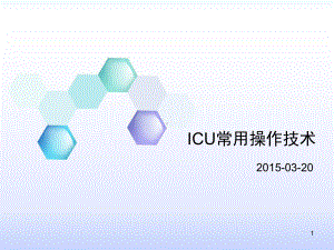 ICU常用操作技术参考课件.ppt