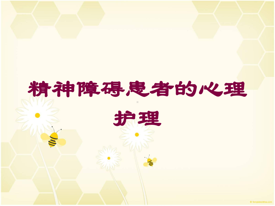 精神障碍患者的心理护理培训课件.ppt_第1页