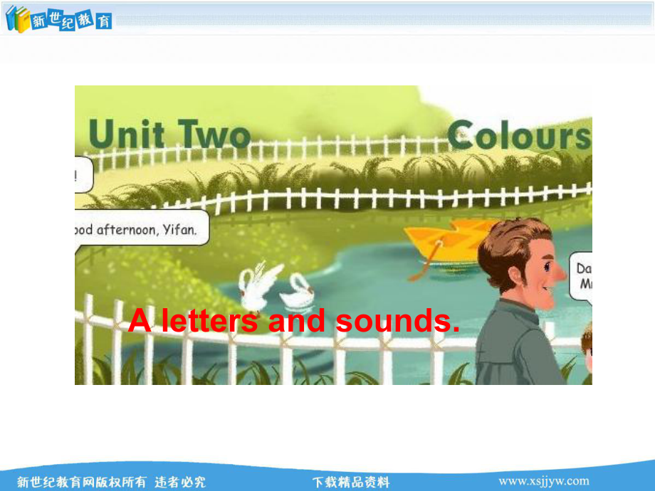 unit2-Colours-A-letters-and-sounds-课件-学案-教案-同步练习.ppt--（课件中不含音视频）_第1页