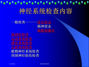 神经系统查体培训课件.ppt