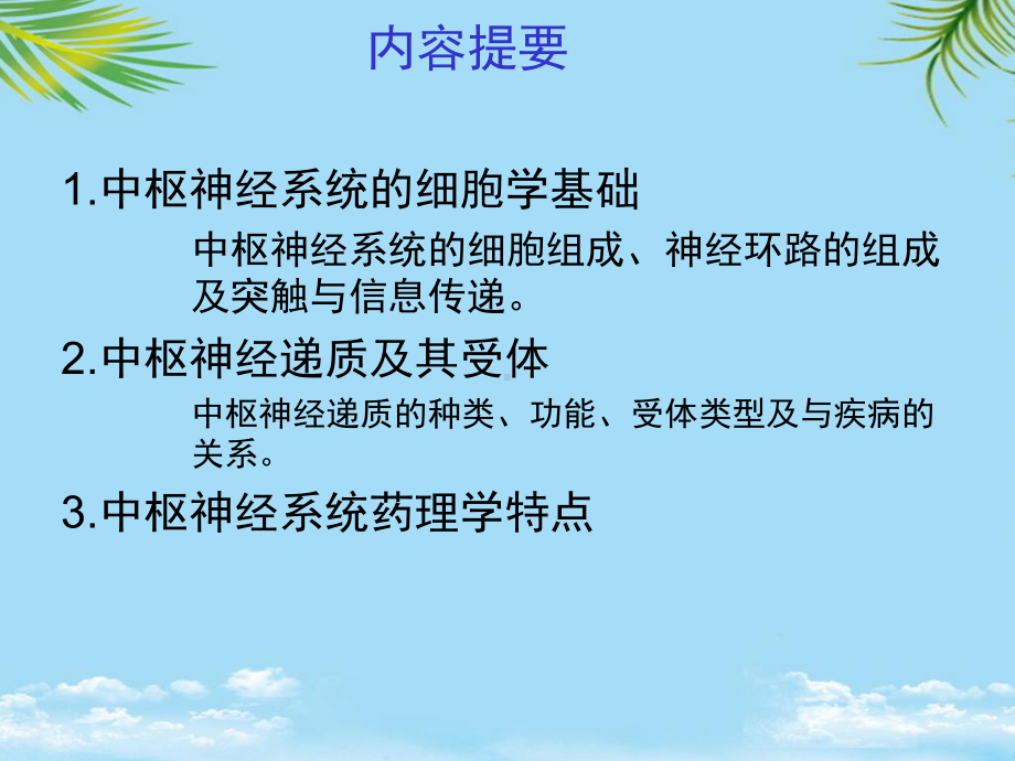 第十二章中枢神经系统药理学概论课件.ppt_第2页