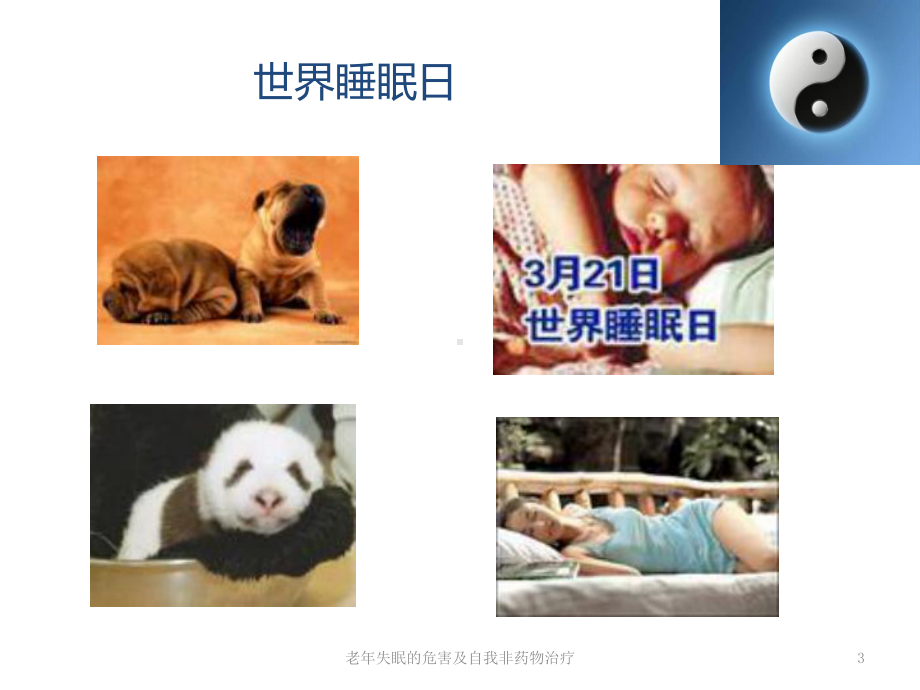 老年失眠的危害及自我非药物治疗培训课件.ppt_第3页