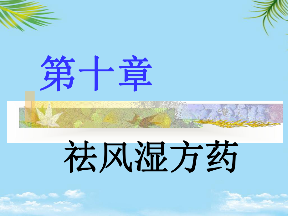 第中药药理祛风湿方药课件.ppt_第1页