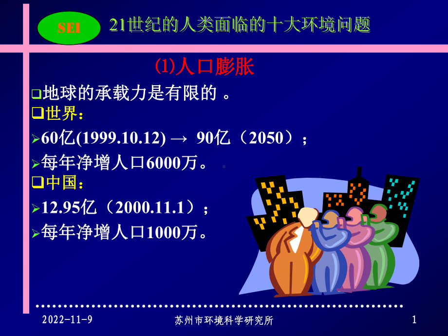 21世纪人类面临的的十大环境问题(阅读)课件.ppt_第1页