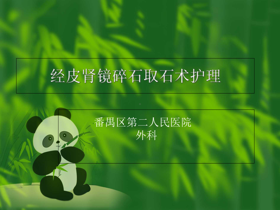 经皮肾镜碎石术护理课件.ppt_第1页