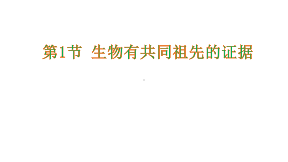 (新教材)生物有共同祖先的证据优秀课件人教版2.pptx_第3页