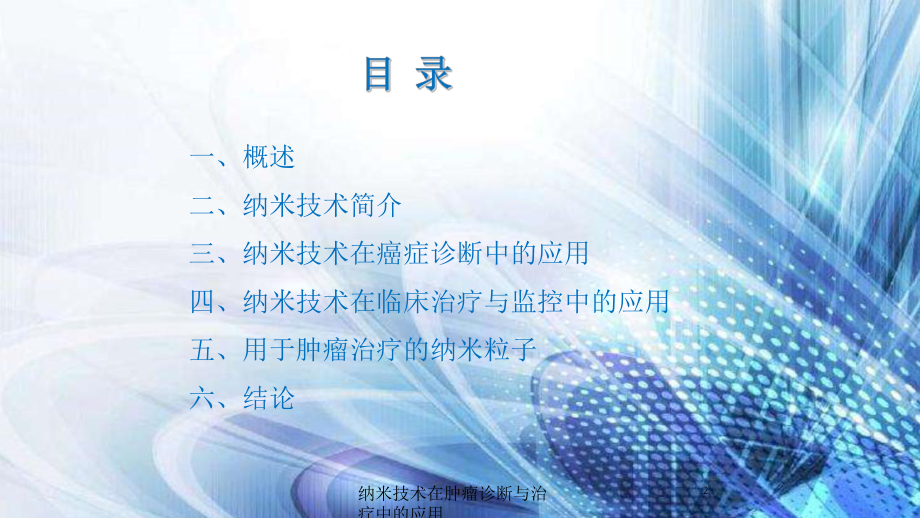 纳米技术在肿瘤诊断与治疗中的应用培训课件.ppt_第2页