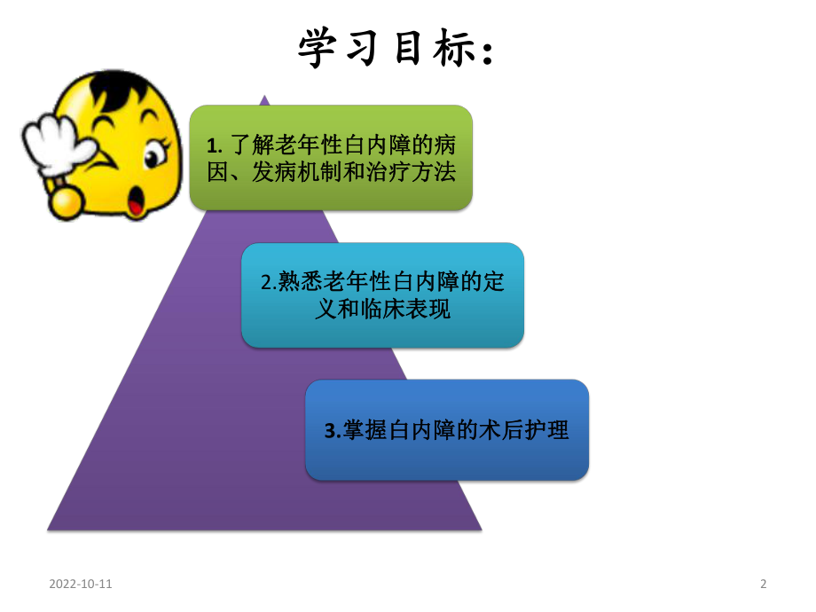 老年性白内障术后的护理参考课件.ppt_第2页