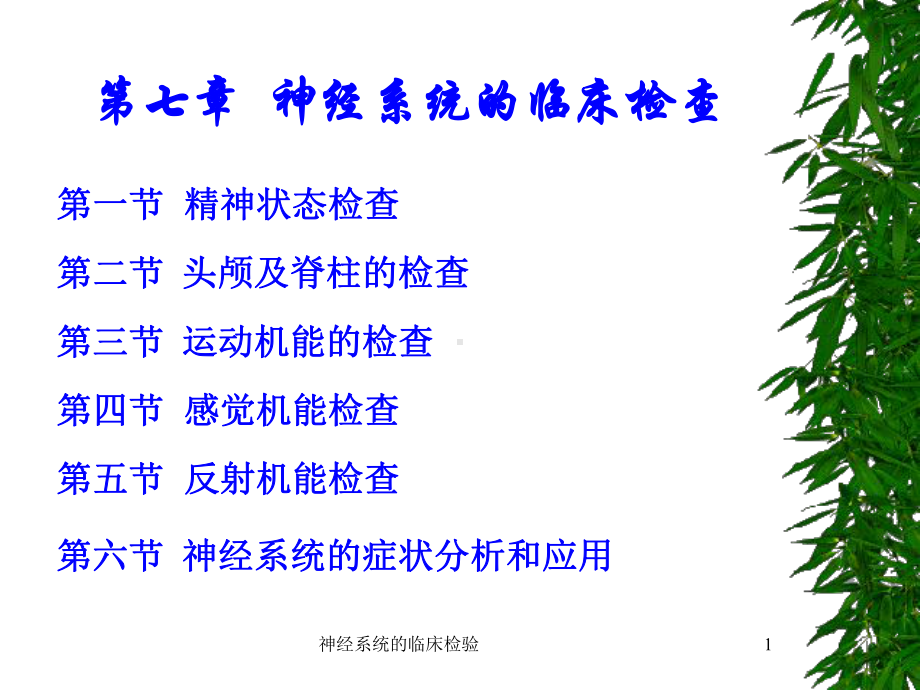 神经系统的临床检验课件.ppt_第1页