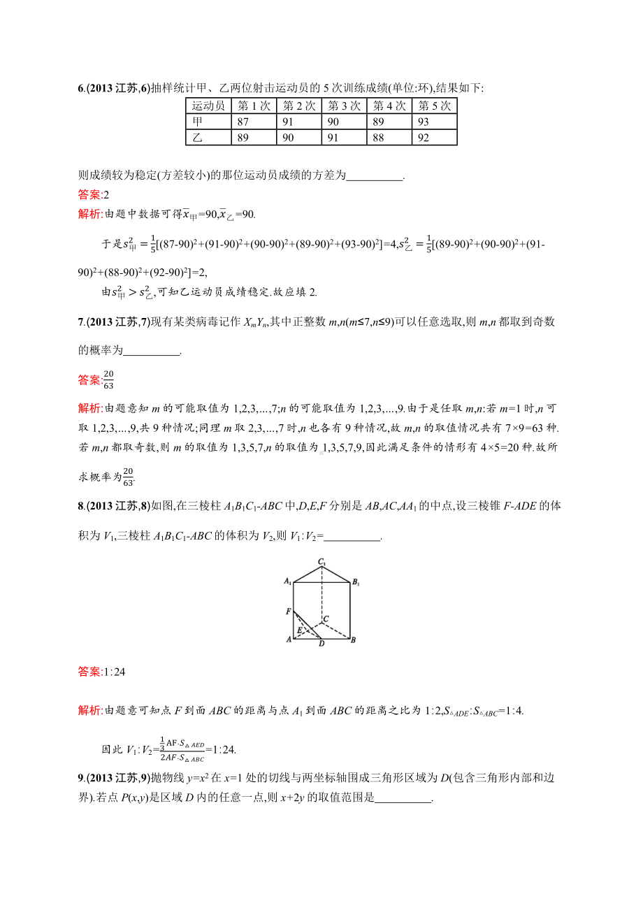 2013年普通高等学校招生全国统一考试数学(江苏卷).docx_第2页